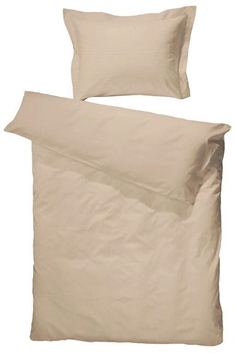 Junior Sengetøj 100x140 cm - Junior sengesæt beige - 100% Egyptisk Bomuldssatin - Turiform